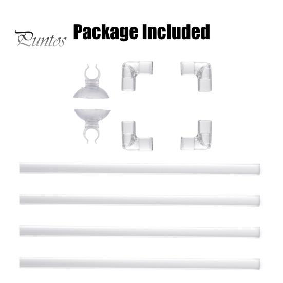 Fish Feeding Ring Aquarium Floating Food Feeder Square Ring with Suction Cup Fish Tank Accessories for Guppy Betta Goldfish