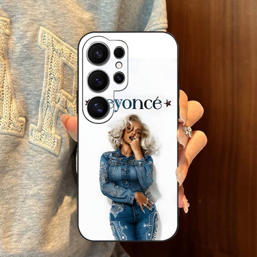 B-Beyonce Hot Singer Phone Case For Samsung S 24 Fe 25 Ultra Plus 20 Lite 21 30 22 23 24 22 Ultra 5G Fundas