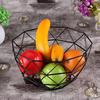 Современная геометрическая проволочная корзина, миска для хранения фруктов, держатель для посуды, стеллаж для выставки товаров