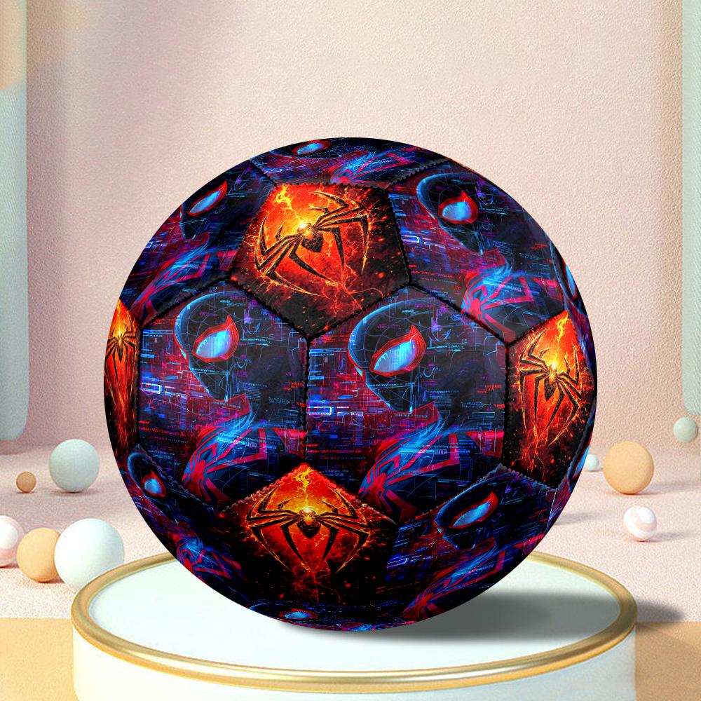 Red Spider Art Size 5 Soccer Balls, Anti-Slip, Protective Football, Outdoor Sport, a Unique Gift Suitable for him/her, Birthdays
