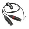 Alvin's Cables Двойной XLR 3-контактный (женский) к 5-контактному (мужчина) Аудиокабель, совместимый с ARRI ALEXA Mini, 70 см