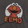 Sesame Street Unisex Adult Elmo Name Long-Sleeved T-Shirt