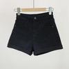 Korean High-Waist A-Line Denim Shorts for Women - Summer Wide Leg, Loose Fit Trend