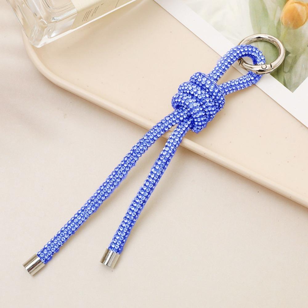 Shimmering Phone Rope Pendant DIY Handbag Accessories Luxury Car Keychain Gift