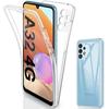 Case - BOOLING - for Samsung A32 4G - Transparent TPU - 360° Protection - Anti-Scratch - Anti-Fingerprint