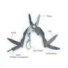 Portable Multifunction Folding Plier Foldaway Keychain Screwdriver Camping Survival TravelKits