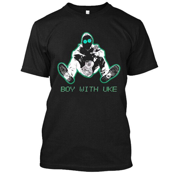 Черная футболка унисекс Boy With Uke Cool Logo