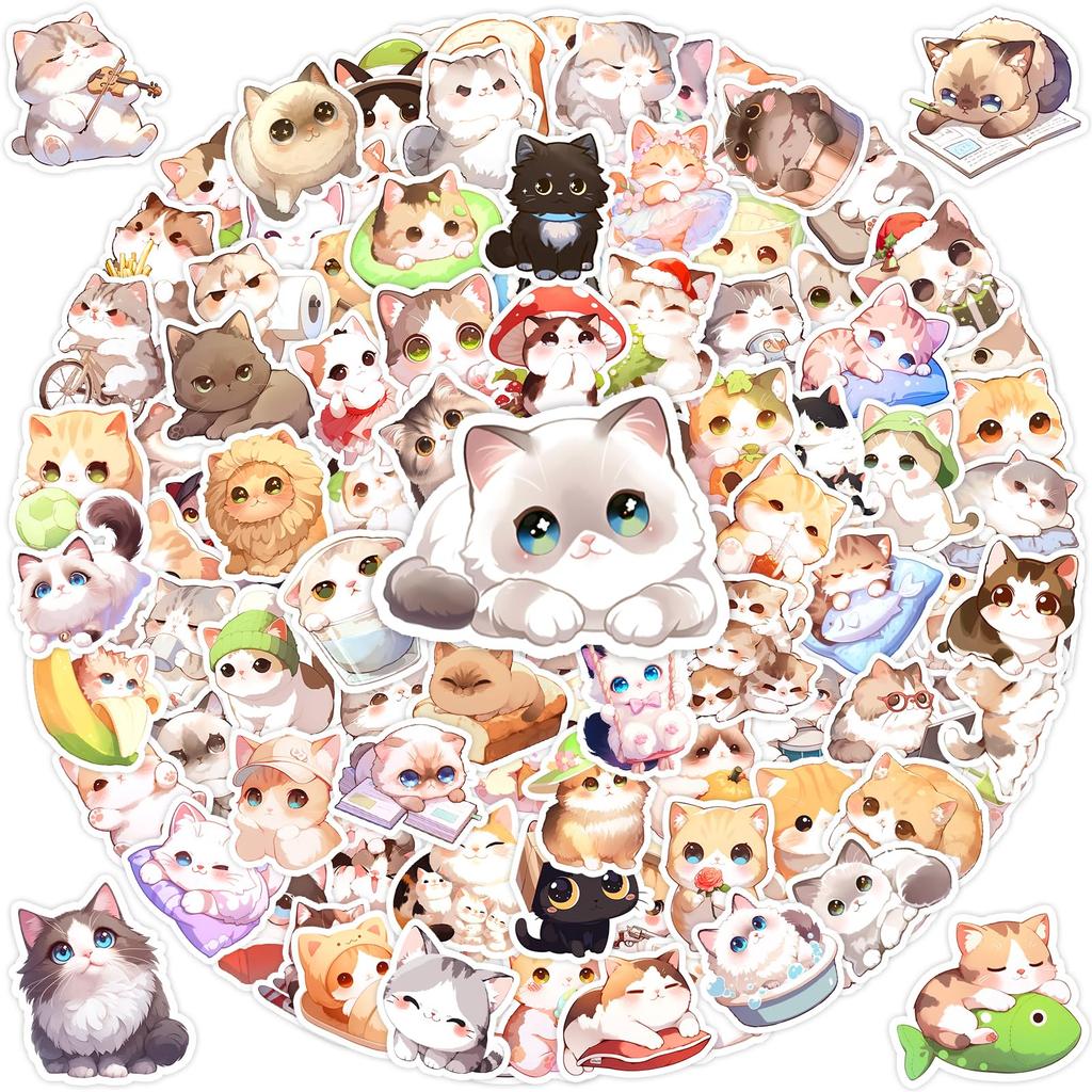 Kiddiburra100 Pcs Cute Cartoon Dog Stickers Pack forKids,Girls,Adults