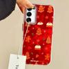 Счастливого Рождества Чехол для телефона с красной елкой для Samsung Galaxy A55 A07 A17 A56 A36 A26 A16 A53 A06 A14 A24 A34 A54 A15 A12 Женский чехол