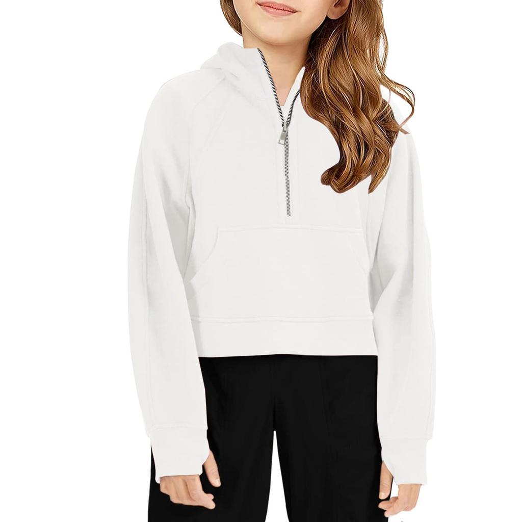 Boys Girls Children's  Loose Solid Color Shirt Sweatshirt Tops