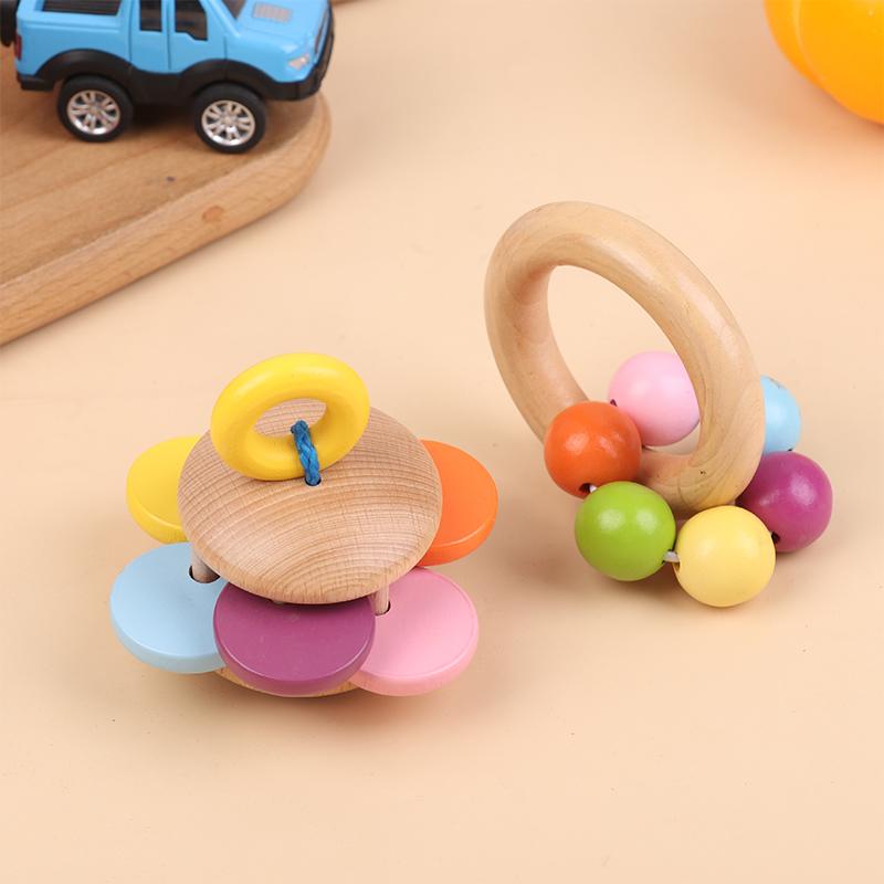Детский ручной звонящий инструмент, игрушка, деревянные музыкальные инструменты, детская погремушка, игрушки для раннего развития, игрушки для тренировки хватания