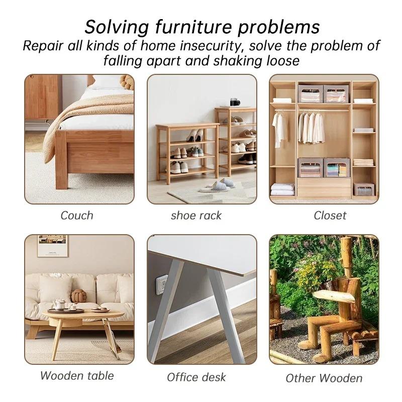 40 шт. Набор угловых соединителей для мебели, металлический трапециевидный угловой кронштейн, треугольная угловая скрепка, опора для ящика стула, полки