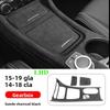 Подходит для Mercedes-Benz X156 GLA C117 CLA внутренняя отделка центральной консоли декоративная панель подстаканника наклейка 2013-2019