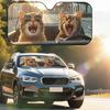 Универсальный складной автомобильный солнцезащитный козырек на лобовое стекло для защиты от жары и солнца