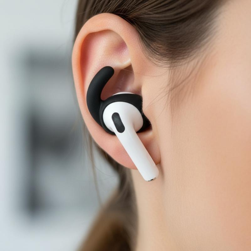 1/5Pair Ear Tips For 4 4th Generation Earphones Earhook Earplugs Silicone Cover For Airpods4 AntiLost DustProof