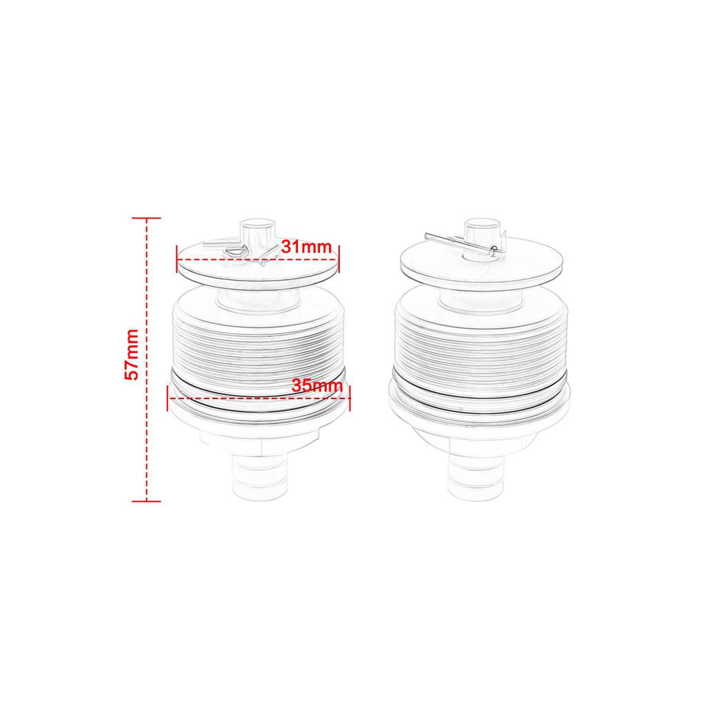 For Honda CBR250 MC19 MC22 For Kawasaki Ninja 250 Pair Motorcycle Spare Part Front Shock Absorber Screw Fork Cover Cap Preload
