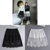 Summer Black Spliced Chiffon Midi Skirt For Casual Wear And Office