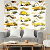 excavator Print Tapestry, Backdrop, Easy Setup, Ideal for Bedroom, Office & Living Room, with Aesthetic Wall Hanging Decor.
