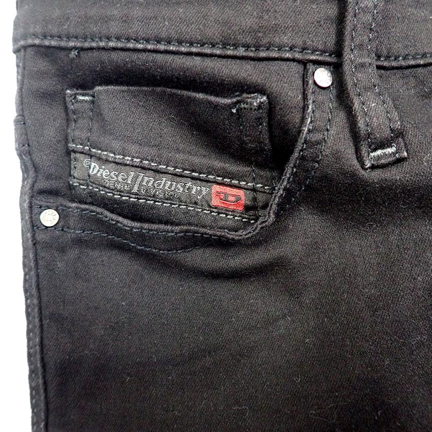 [Б/у] DIESEL/Diesel черные узкие брюки 25 дюймов [b40-57]
