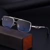 Солнцезащитные очки Retro Metal Double Beam для мужчин, солнцезащитные очки для вождения, очки