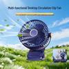 Compact Night Light Fan for Home, Office, or Dorm – Wall-Mounted & Desktop Clip-On Circulator