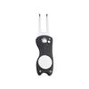Golf Green Fork with Magnetic Suction Function Compact Size Portable Magnetic Putt Alignment Ball Marker Foldable Golf Divot Repair Tool