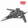 960PCS Multi-purpose Shipboard Aircraft Model Building Blocks MOC Military Warplanes Airplane Bricks Kids Toys Boys Gifts