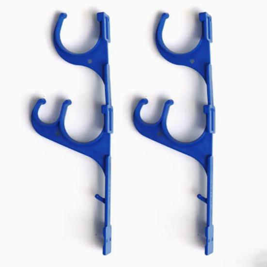 Крюк для шеста бассейна Антикоррозийный Легкая установка Держатель для шеста бассейна Держатель для аксессуаров для бассейна для телескопического шеста бассейна Вакуумный шланг Щетки для скиммера Садовые инструменты