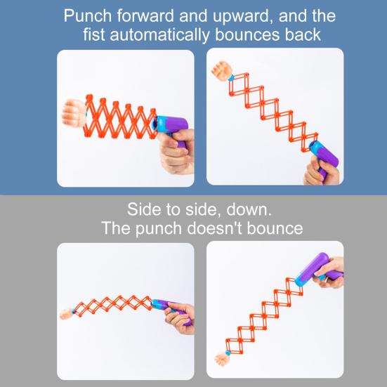 1 набор выдвижных игрушечных кулаков, шутер, кулачки, захват, рука робота, детские игры, эластичный телескопический захват, безопасная игрушка для разгрузки