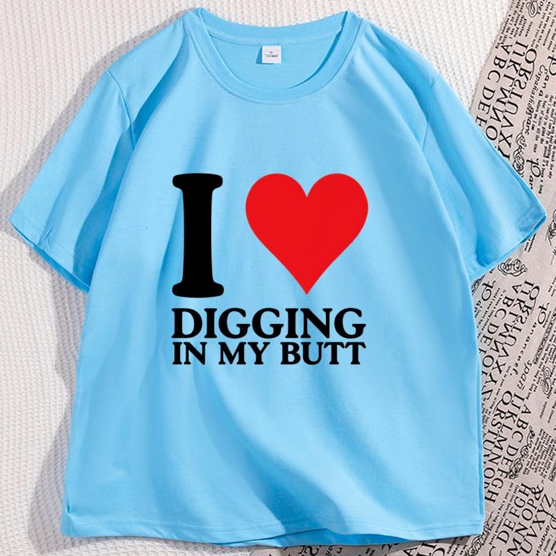 Funny Start Digging Weirdcore Cursed TShirt for Men Cotton Printed Graphic Tees Streetwear Clothing Y2k Streetwear T Shirt