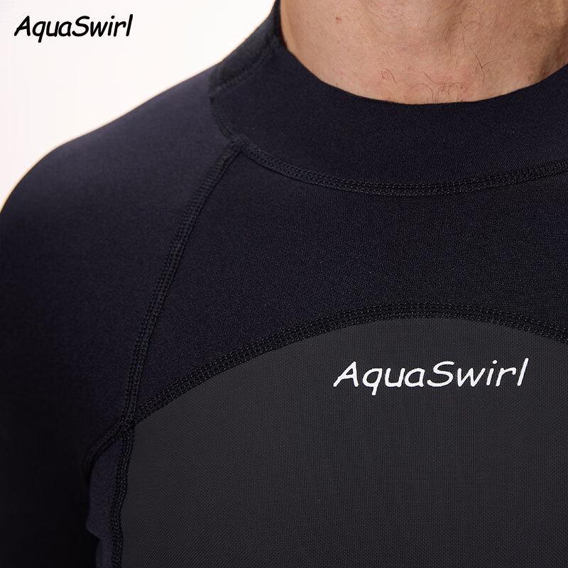 AquaSwirl Men's Short Sleeve Diving & Surfing Suit