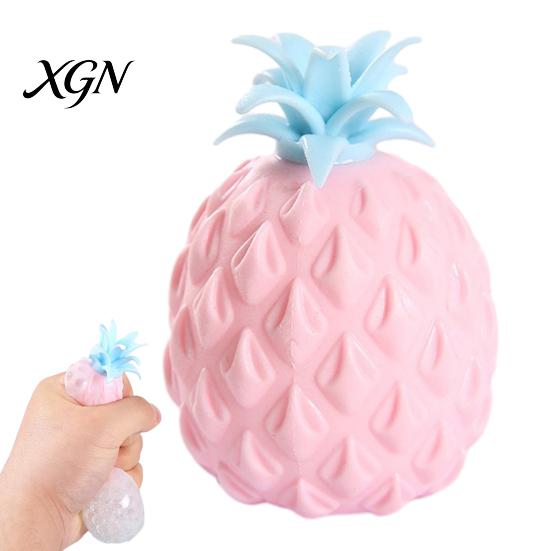 Hand Squeeze Toy Pineapple Anxiety Relief Stress Reduction Ball Exercise Relaxation Fruit Sensory Fidget Party Favors