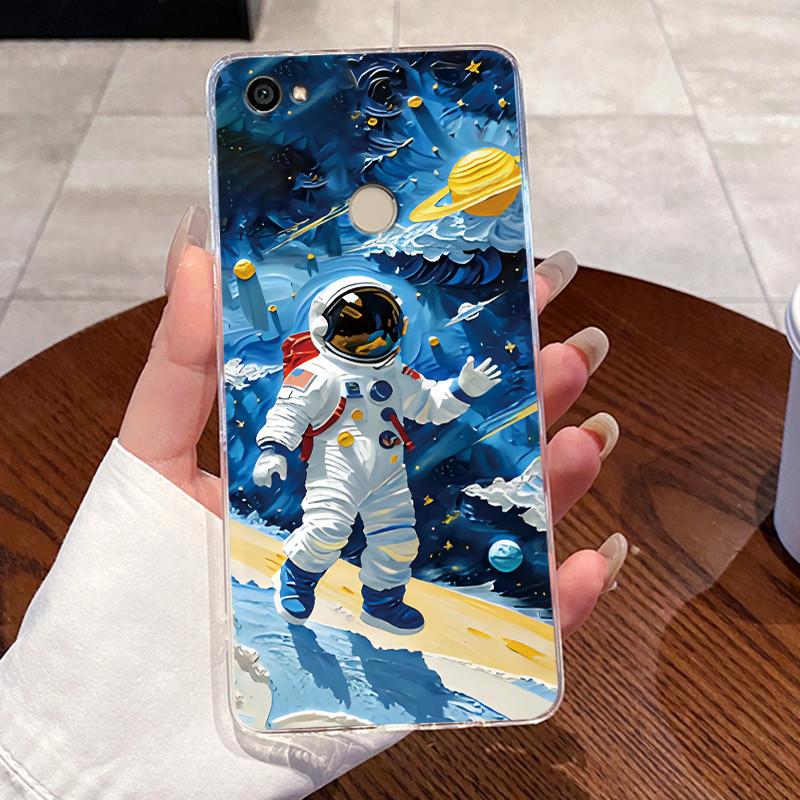 Casing For Xiaomi Redmi Note 5A Prime Capa Coque Clear Silicone Jelly Soft TPU Back Cover Cute Rabbit Cat Dinasaur Phone Case