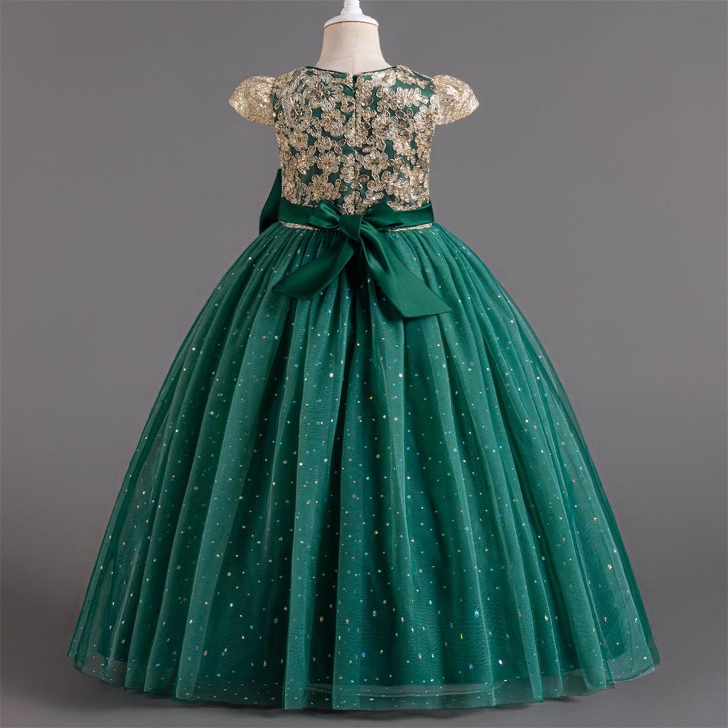 Платье принцессы для подружки невесты на день рождения, свадебное платье для маленьких девочек