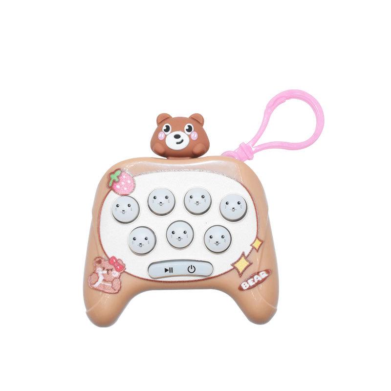 Cross-Border Mini Whack-a-Mole Game: Children's Decompression Toy, Educational Fun Keychain, Push-Button.