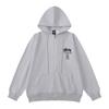Winter Fashion Embroidered Hooded Sweatshirt Couple Loose Casual Streetwear