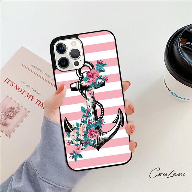 Anchor Compass nautical sailor sailing phone Case For IPhone 18 17 Air 16 15 14 Plus Apple 11 12 13 Pro Max coque