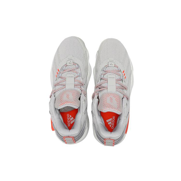 adidas Мужские кроссовки Dame 7 GCA Standing Room Only Grey Grey-One Solar-Red G55176