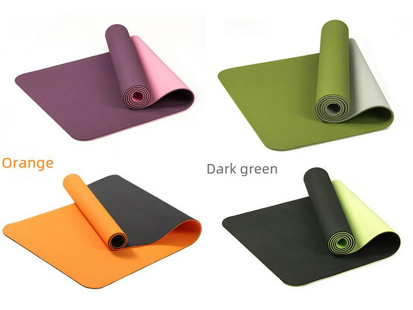 Улучшенный полиуретановый резиновый коврик для йоги и фитнеса с функцией скакалки