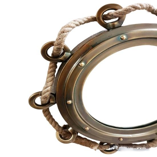 40,64 см иллюминатор с алюминиевой отделкой, зеркало в порту, настенное подвесное корабельное иллюминатор, декоративное украшение для дома