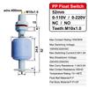Free Shipping 1PC Float Switch Mini Type Poly Propy Water Level Liquid Sensor Normal Close 25-100mm NO