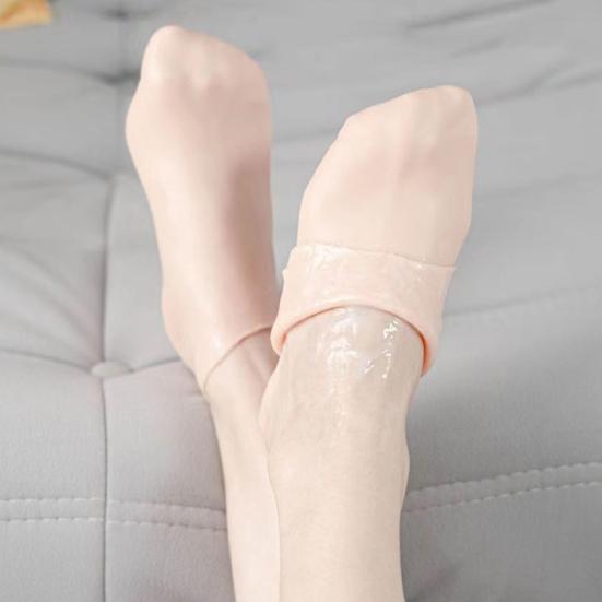 2 пары силиконовых носков для педикюра, увлажняют гладкие и сухие ноги, противоскользящие эластичные силиконовые носки для лучшего баланса