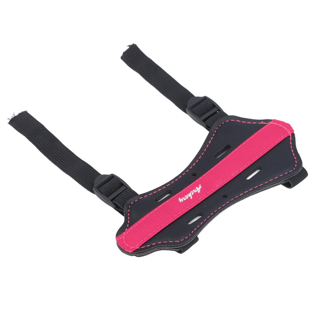 Kids Archery Arm Guard PU Leather Adjustable Thickened Breathable Shooting Practice Bow Forearm Protector for Recurve
