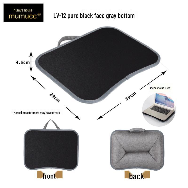 Mumujia Portable Foam Particle Laptop & Tablet Bed Desk Pillow Table