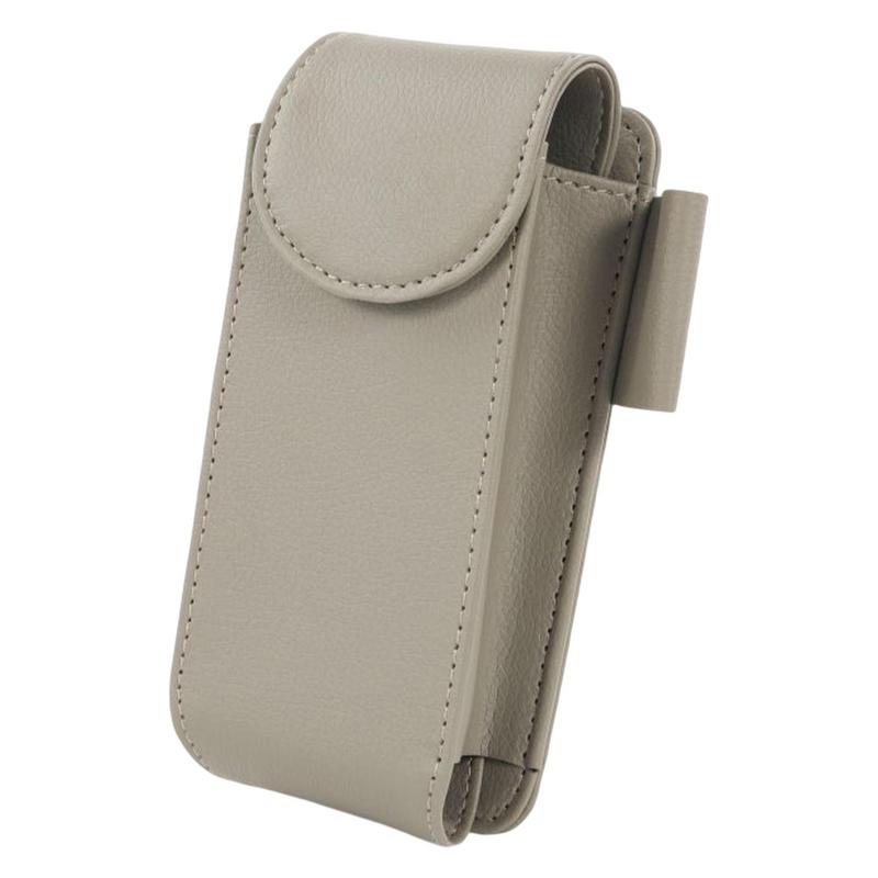 Автомобильный солнцезащитный козырек, держатель для солнцезащитных очков, кожаный магнит, футляр для очков, вешалка для очков, карточек, билетов, коробка для хранения, салон автомобиля