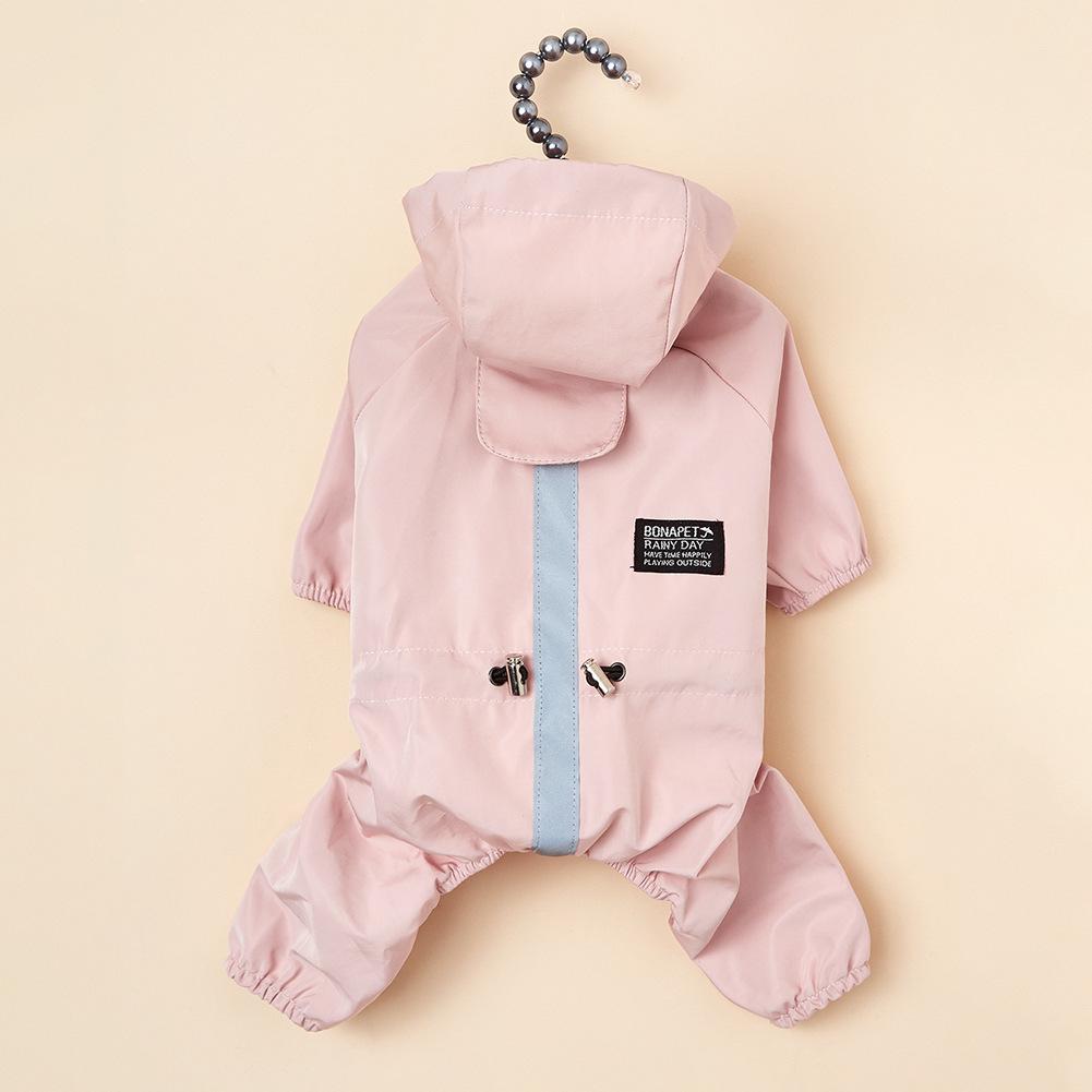 Водонепроницаемый дождевик для собак, светоотражающая куртка с капюшоном, водонепроницаемый комбинезон для питомца, товары для маленьких собак для улицы, французский бульдог, чихуахуа