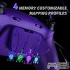 eXtremeRate RISE4 Plus MAX Back Paddle Kit for PS5 Controllers 040 with Bottom Clicky Trigger Stops Rubber Remappable Back Button Kit for PS5
