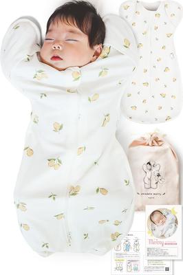 Сертифицированная IHDI пеленка для естественного пеленания Coperta Baby Подарок на детский праздник для новорожденных, рекомендовано акушером, 100% хлопок, Товары, (Лимон, Маленький)