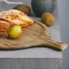 Деревянная кухонная разделочная доска для фруктов, овощей, круглая доска для пиццы, сервировочное блюдо для суши, сыра, кухонная утварь