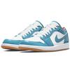 Мужские кроссовки Air Jordan 1 Low Barcelona белые Cyber-Teal DC6991-400
